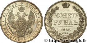 RUSSIA - NICHOLAS I
Type : Rouble 
Date : 1843 
Mint name / Town : Saint-Petersbourg 
Quantity minted : - 
Metal : silver 
Millesimal fineness :...