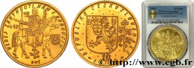 CZECHOSLOVAKIA - REPUBLIC
Type : 10 Dukatu 
Date : 1936 
Mint name / Town : Prague 
Quantity minted : 633 
Metal : gold 
Millesimal fineness : 9...