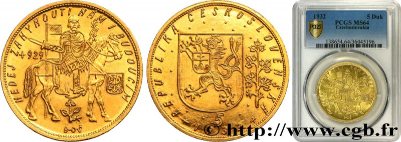 CZECHOSLOVAKIA - REPUBLIC
Type : 5 Dukatu 
Date : 1932 
Mint name / Town : Pr...