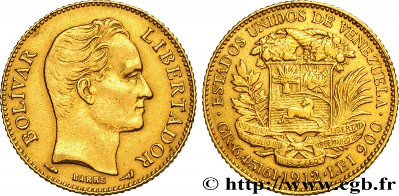 VENEZUELA - REPUBLIC
Type : 20 Bolivares 
Date : 1912 
Mint name / Town : Par...