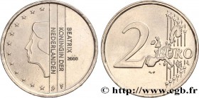 EUROPEAN CENTRAL BANK
Type : 2 Euro Beatrix, monométallique, tranche avec inscription GOD*ZIJ*MET*ONS* 
Date : 2000 
Mint name / Town : Birmingham ...