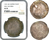Austria, Ferdinand I, Taler ND (1521-64), Hall Mint, Silver, Dav-8026, NGC AU58, Top Pop!