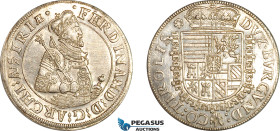 Austria, Ferdinand I, Taler ND (1564-95) Hall Mint, Silver, Dav-8091, Lustrous, cleaned in the past, EF-UNC