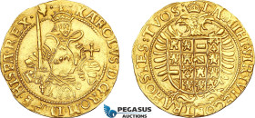 Belgium, Brabant, Charles V. of Spain, Real d'or ND (1546–1556), Antwerp/Anvers Mint, Gold (5.30g) Fr- 56, Delm- 97, Lustrous EF, Ex. Schulman 1931