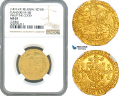 Belgium, Flanders, Philippe le Bon, Cavalier d'or (Golden Rijder) ND (1434-54) Gold (3.60g) Fr-183, Delm-487, Conditionally Rare! NGC MS63