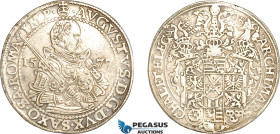 Germany, Saxony (Albertine Line), Augustus, Taler 1577, Dresden Mint, Silver, Dav-9798, VF