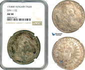 Hungary, Maria Theresia, Taler 1765 KB, Kremnitz Mint, Silver, Dav-1132, Multicolour toning, conditionally rare, NGC AU58, Top Pop and single finest g...