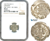 Lithuania, Sigismund III of Poland, Schilling 1623, Vilnius Mint, Silver, Kopicki 1180, NGC MS64