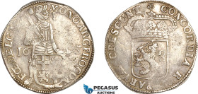 Netherlands, Utrecht, Silver Ducat 1695, Silver, (28.01g) Delm-981, EF