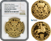 Netherlands, "Ducaton Restrike" Medal (2 oz) 2023 R, Houten Mint, Gold, KM# --, Mintage: 20 pcs, NGC PF69 Ultra Cameo, includes COA+ Original box!