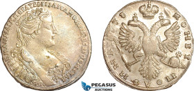 Russia, Anna, Poltina 1733, Moscow Mint, Silver, Bitkin# 145, Light toning, EF-AU