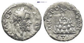 CAPPADOCIA. Caesarea. Septimius Severus (193-211). Drachm. (17mm, 2.9 g) Obv : AY Λ CEΠ CEOYHPOC. Laureate head right. Rev : MHTPO KAICAPI / ET B. Mou...