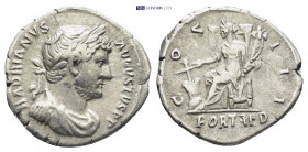 Hadrian, 117-138. Denarius (Silver, 19mm, 3.3 g), uncertain mint in the East, circa 128-130. HADRIANVS AVGVSTVS P P Laureate, draped and cuirassed bus...