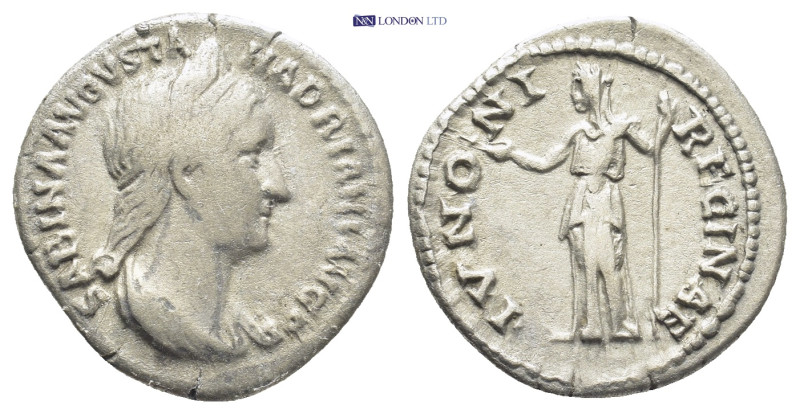 Sabina (Augusta, 128-137) AR Denarius (Silver, 3.0 g, 18mm) Rome, 134/6 Obv: SAB...