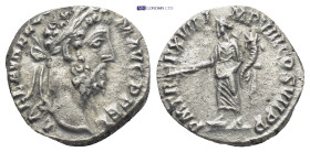 Commodus; 177-192 AD, Rome, 192 AD, Denarius, (17mm, 3.3 g) Obv: [L AEL AVRE]L CO - MM AVG P FEL Head laureate r. Rx: [P M TR P] XVII IMP VIII COS VII...