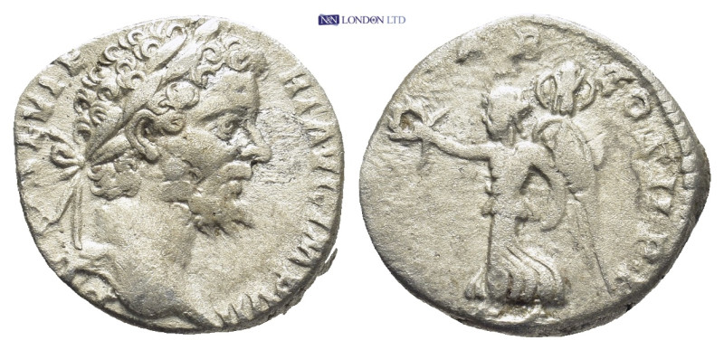 SEPTIMIUS SEVERUS, 193-211 AD. AR, Denarius. (16mm, 3.0 g) Rome. Obv: L SEPT SEV...