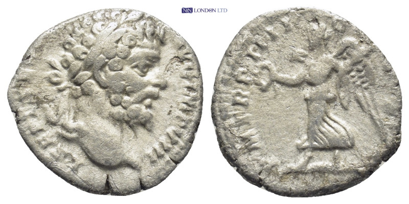 Septimius Severus (193-211 AD). Rome AR Denarius (17mm, 2.4 g) Obv: L SEPT SEV P...