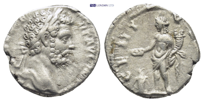 Septimius Severus, 193-211. Denarius (16mm, 3.2 g), Rome, 194-195. L SEPT SEV PE...