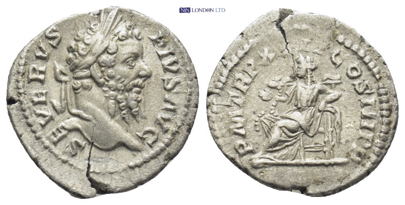 Septimius Severus, 193-211. Denarius (Silver, 19mm, 2.8 g), Rome, 209. SEVERVS P...