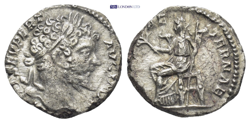 Septimius Severus. Silver denarius, (17mm, 3.8 g) AD 197-198. Rome. Obv: L SEPT ...