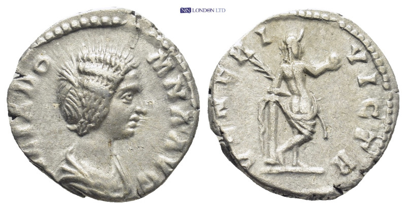 Julia Domna Augusta (194-217) AR denarius (17mm, 2.8) Rome Obv: IVLIA DOMNA AVG:...