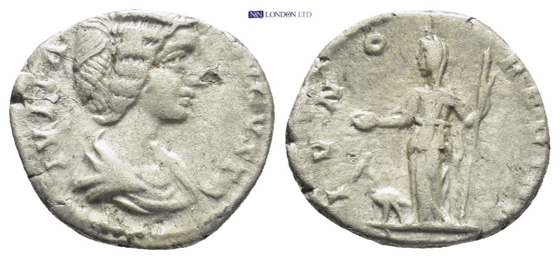 Julia Domna, Augusta (193-217 AD). Rome AR Denarius (17mm 2.5 g) Obv: IVLIA AVGV...