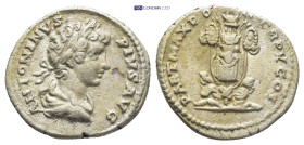 Caracalla (197-217). AR, Denarius. (19mm 3,3 g.) Rome. Caracalla (197-217). AR, Denarius. (Silver, 3.16 g. 18 mm.) Rome. Obv: ANTONINVS PIVS AVG. Bust...