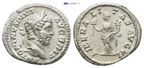 Caracalla, (A.D. 198-217), silver denarius, issued 210-213, Rome mint, (19mm, 3.2 g), obv. laureate head to right of Caracalla, around ANTONINVS PIVS ...