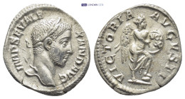 Severus Alexander (222-235 AD). AR Denarius (19mm, 2.4 g), Rome, 228-231. Obv. IMP SEV ALEXAND AVG, Laureate head to right. Rev. VICTORIA AVGVSTI, Vic...