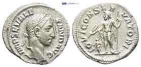 Severus Alexander as Augustus (AD 222–235). Silver denarius (19mm, 3.2 g). AD 231. IMP SEV ALE—XAND AVG, laureate head of Severus Alexander right, wit...