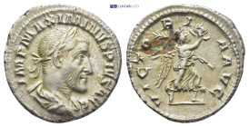 Maximinus I Thrax (235-238 AD). AR Denarius (219mm, 2.66 g), Rome, 235/236. Obv. IMP MAXIMINVS PIVS AVG, Laureate, draped and cuirassed bust to right....