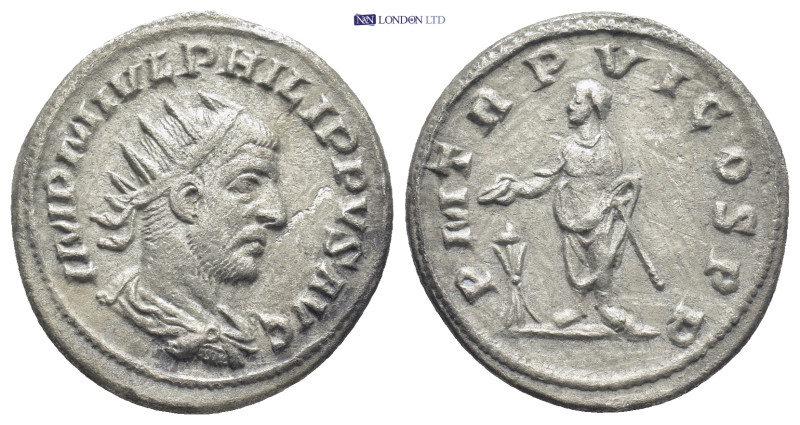 Philip I (244-249), Antoninianus,Antioch, AD 249, AR, (22mm, 5.14 g). IMP M IVL ...