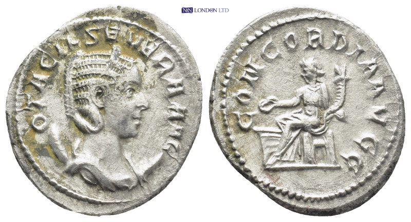 Otacilia Severa-Concordia Antoninianus (21mm, 4.4 g) 244-245 AD. Rome mint. Obv:...