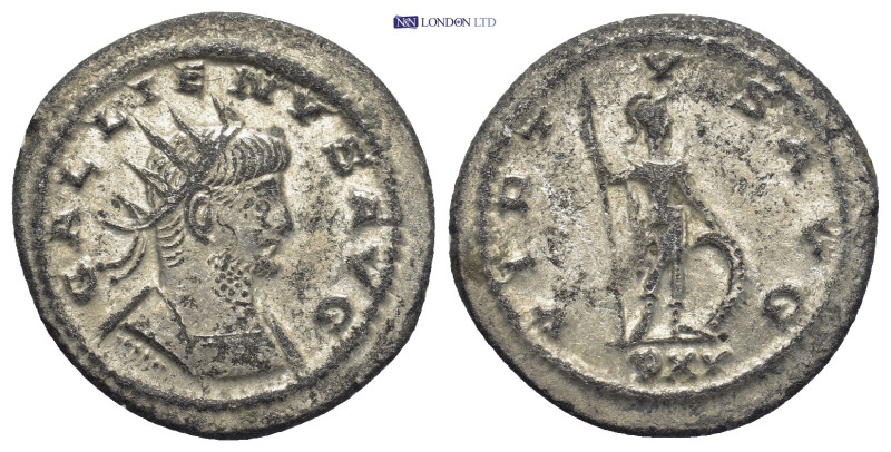 Gallienus AD 253-268. Antioch Antoninianus Æ silvered (21mm., 3,6 g). GALLIENVS ...