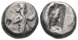 Lydia - Period of Artaxerxes-Darius III (ca. 450-330 BC) - AR Siglos
Weight 5,52 gr - Diameter 13 mm