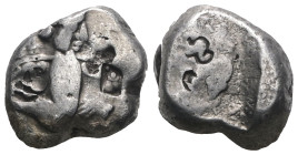 Lydia - Period of Artaxerxes-Darius III (ca. 450-330 BC) - AR Siglos
Weight 5,46 gr - Diameter 14 mm