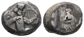 Lydia - Period of Artaxerxes-Darius III (ca. 450-330 BC) - AR Siglos
Weight 5,51 gr - Diameter 13 mm