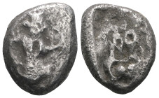 Lydia - Period of Artaxerxes-Darius III (ca. 450-330 BC) - AR Siglos
Weight 4,99 gr - Diameter 15 mm