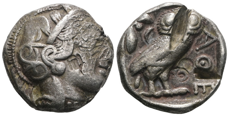 Athens AR Tetradrachm, c. 420s-404 BC
Weight 17,10 gr - Diameter 23 mm