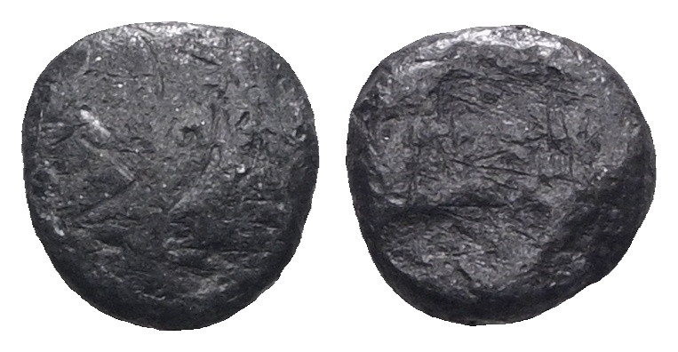 Greek silver coin. Weight 0,46 gr - Diameter 5 mm