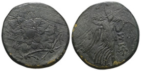 PONTOS, Amisos, struck under Mithradates VI, ca. 105-65 BC, AE.
Weight 7,45 gr - Diameter 21 mm