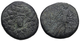 PONTOS, Amisos, struck under Mithradates VI, ca. 105-65 BC, AE.
Weight 6,44 gr - Diameter 19 mm