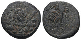 PONTOS, Amisos, struck under Mithradates VI, ca. 105-65 BC, AE.
Weight 5,36 gr - Diameter 19 mm