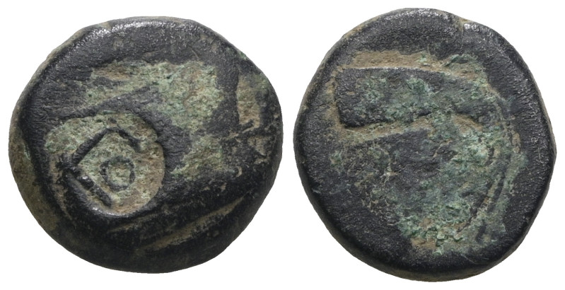 Greek bronze coin. Weight 5,09 gr - Diameter 14 mm