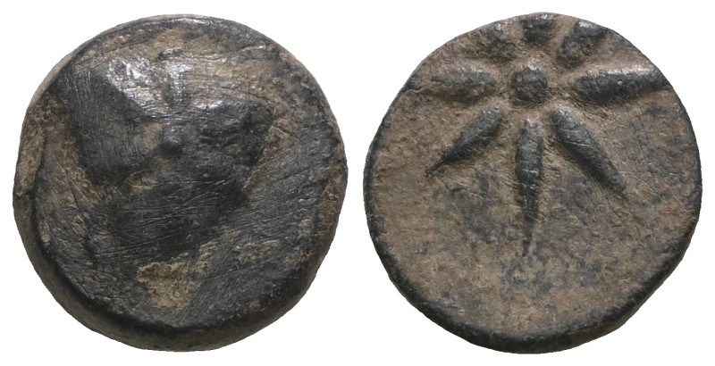 Greek bronze coin. Weight 2,32 gr - Diameter 11 mm