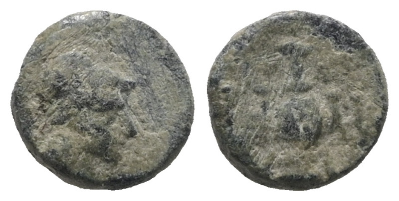 Greek bronze coin. Weight 0,66 gr - Diameter 6 mm