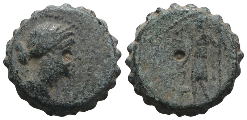 Greek bronze coin. Weight 4,30 gr - Diameter 15 mm