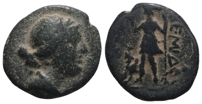 Greek bronze coin. Weight 3,77 gr - Diameter 16 mm