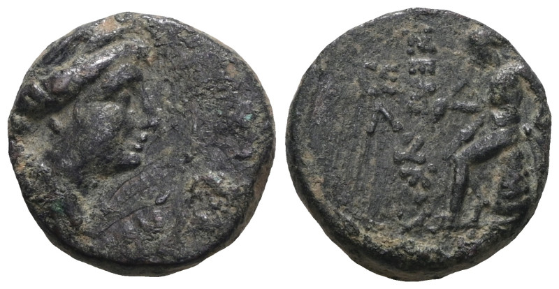 Greek bronze coin. Weight 4,17 gr - Diameter 14 mm