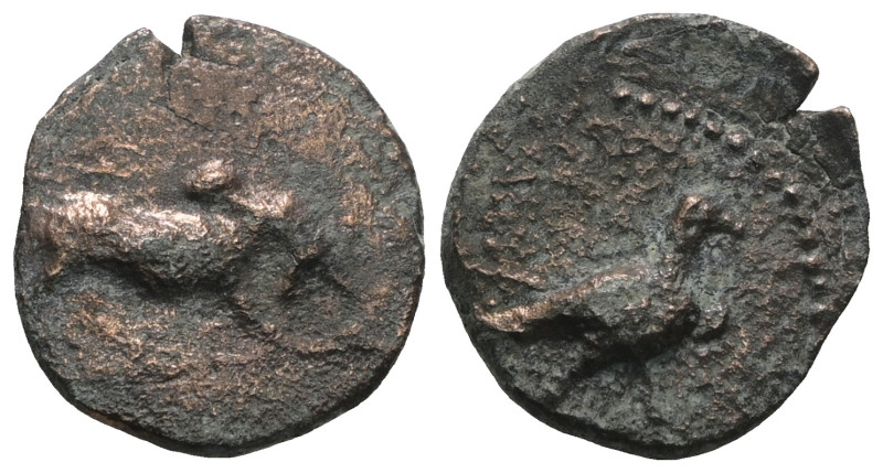 Greek bronze coin. Weight 1,82 gr - Diameter 14 mm